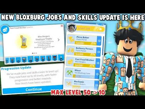 Job and skills progression update